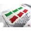 Aufkleber 3D Länder-Flaggen - Italien Italy 3 Stck. je 50 x 33 mm