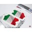 Aufkleber 3D Länder-Flaggen - Italien Italy 2 Stck. je 70 x 37 mm