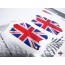 Aufkleber 3D Länder-Flaggen Union Jack - England