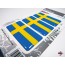 Aufkleber 3D Länder-Flaggen - Schweden Sweden 3 Stck. je 70 x 35 mm