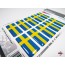 Aufkleber 3D Länder-Flaggen - Schweden Sweden 40 x 20 mm