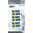 Aufkleber 3D Länder-Flaggen - Schweden Sweden 50 x 33 mm