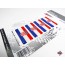 Aufkleber 3D Länder-Flaggen - Kroatien Croatia 4 Stck. je 50 x 25 mm